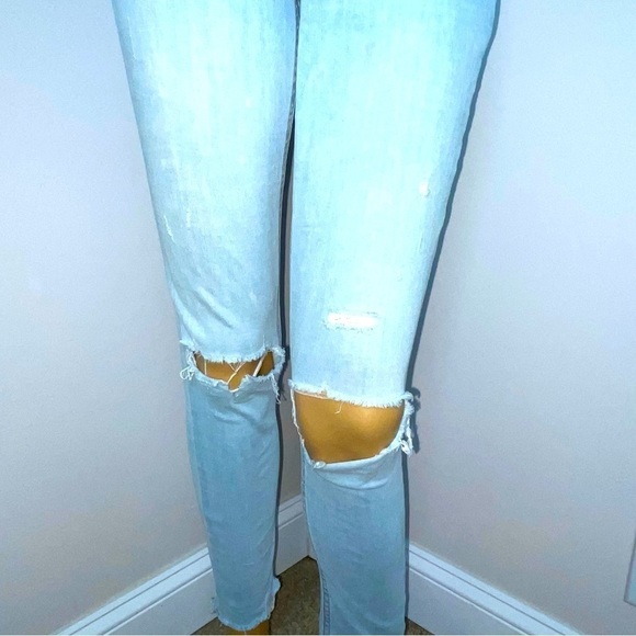 Rag & Bone Cate Mid-Rise Skinny Jeans – Light Blue, Size 26 - Picture 3 of 16